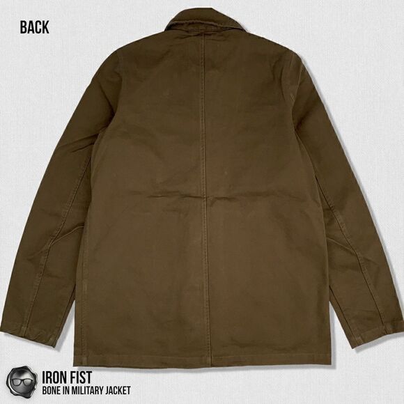 DOLLS KILL IRON FIST BONE IN MILITARY CHORE JACKET OLIVE GREEN WOMEN’S SIZE XS - Picture 12 of 15